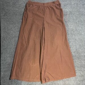 CP Shades Sausalito Brown Corduroy Wide Leg Pants Mens XL Elastic Waist 8225-7